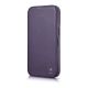 6. iCarer CE Premium Leather Folio Case iPhone 14 Plus Magnetic Flip Leather Folio Case MagSafe Dark Purple (WMI14220715-DP)