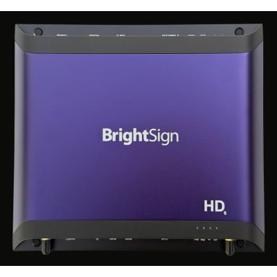 BrightSign HD1026 Mediaplayer Schwarz 4K Ultra HD 3840 x 2160 px Wi-Fi
