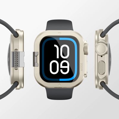 2. AmazingThing Titan Pro Metallgehäuse für Apple Watch 11 46 mm, Aluminium, Titan