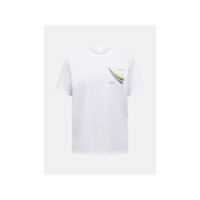 PEAK PERFORMANCE M Explore Grafik-T-Shirt weiß
