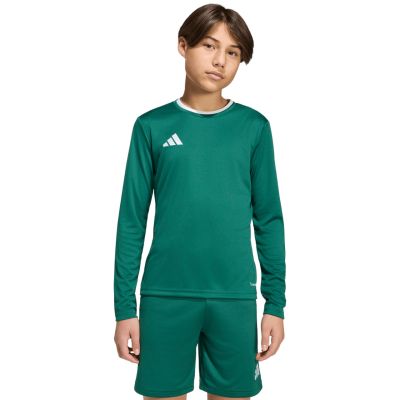 4. adidas Entrada 26 Langarmtrikot für Kinder Grün KF5873