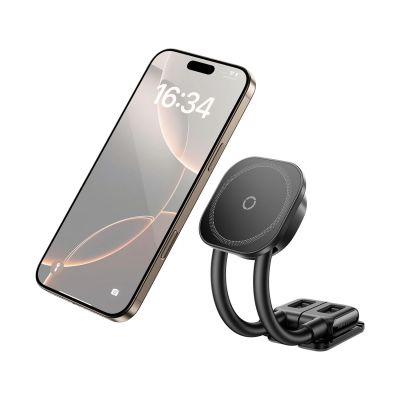 8. Baseus PrimeTrip C03s Magnethalterung kompatibel mit MagSafe für Armaturenbrett, selbstklebend – Schwarz