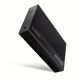 AXAGON EE35-GTR USB-C 3.2 Gen 1 - SATA 6G, 3,5" externes Festplattengehäuse, gerillt - Schwarz