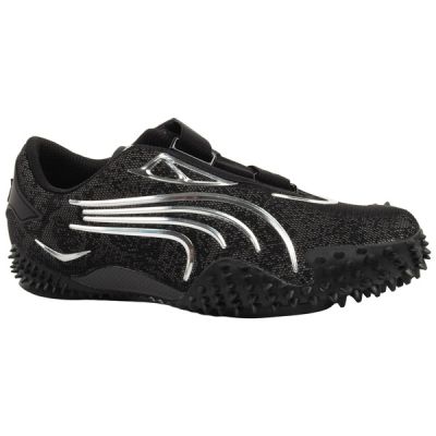Puma Mostro Metallic Damen-Sportschuhe, schwarz, mit Klettverschluss, modisch