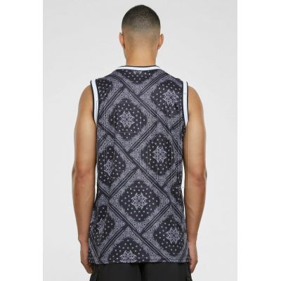 6. Karl Kani Woven Signature Paisley Basketball Tank M 6031440