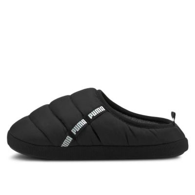 6. Winter-Hausschuhe für Damen/Herren als Pantoletten PUMA SCUFF BLACK, schwarz, gefüttert (384945-01)