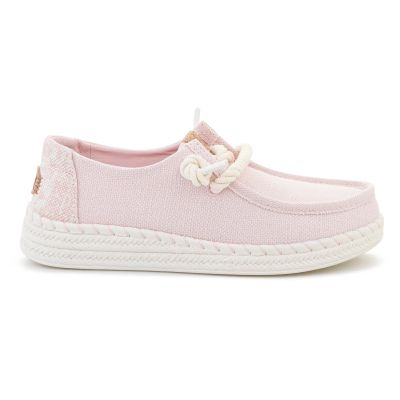 4. HEYDUDE WENDY ESPADRILLE HIBISCUS PALE LILAC/MULTI 45237-7CL