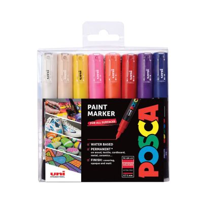 2. POSCA Marker UNI PC-1MC 16er Set