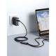 13. Joyroom Speedy Series S-A21 2in1 USB-C – USB-C/USB-C-Kabel 100 W 1,5 m – Schwarz