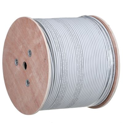 Alantec U/UTP-Kabel Kat. 6A, Netzwerk, LSOH, DCA 4x2x23 AWG, 10 Gbit/s, 700 MHz, grau, 500 m (KIU6ALSOH500D)