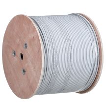 Alantec U/UTP-Kabel Kat. 6A, Netzwerk, LSOH, DCA 4x2x23 AWG, 10 Gbit/s, 700 MHz, grau, 500 m (KIU6ALSOH500D)