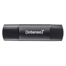 Intenso 3544492 USB-Stick 256 GB USB Typ-A / USB Typ-C 3.2 Gen 1 (3.1 Gen 1) Schwarz