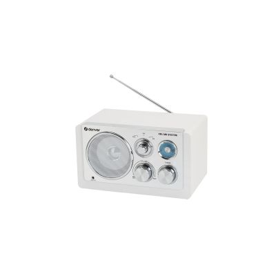 2. Denver TR-63W Radio, analog, weiß