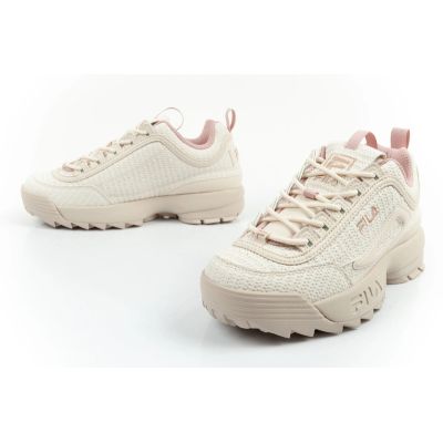 8. Fila Disruptor Damenschuhe, modische Sportschuhe, beige, bequem