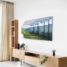 MACLEAN Wandhalterung für Fernseher oder Monitor, max. VESA 100x100, 13-32", 30 kg, Schwarz, MC-417