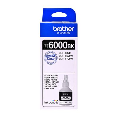 3. Brother schwarze Tintenpatrone BT6000BK = BT-6000BK, 6000 Seiten