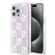 DKNY Liquid Glitter Multilogo Hülle für iPhone 15 Pro Max – Pink
