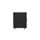 4. LANBERG Standschrank 19" 15U 600X800 Glastür LCD Schwarz FF01-6815-12BL (Flachverpackung)