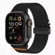 2. Tech-Protect Nylon-Verschluss für Apple Watch 44 / 45 / 46 / 49 mm - Schwarz