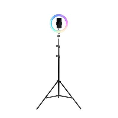 Havit ST7026 Stativ mit RGB-Ringleuchte (schwarz)