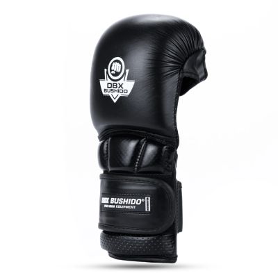 5. MMA Sparring Handschuhe M - Warrior Schwarz - LegacySeries