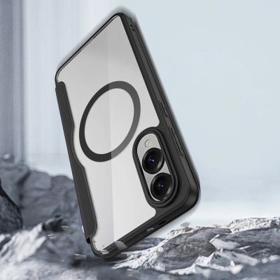 8. Dux Ducis Skin X Pro Hülle mit MagSafe für Samsung Galaxy S25 Edge - Schwarz