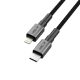 3. Tech-Protect Ultraboost DNA USB-C / Lightning PD27W/3A Kabel 25 cm - Grau