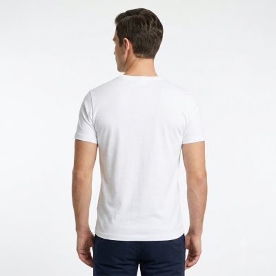 4. Wood Ace Puzzle T-Shirt Weiß - 10295703-2222-1