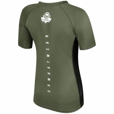 7. ARMY GREEN COMBATWEAR Damen-Rashguard | DBX Bushido