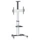 2. Mobiler TV-Ständer für LED/LCD/PDP-Fernseher (37–70 Zoll), bis 50 kg, verstellbar