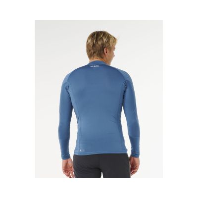 2. Herren Lycra RIP CURL Waves UPF Perf Langarmshirt blau