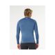 2. Herren Lycra RIP CURL Waves UPF Perf Langarmshirt blau
