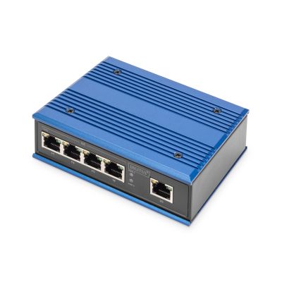 2. ASSMANN Electronic DN-651118 Gigabit-Ethernet (10/100/1000) Netzwerkanschlüsse Schwarz, Blau