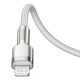 10. Baseus Cafule Series Metal Data USB-C / Lightning 20W PD-Kabel 2 m - Weiß