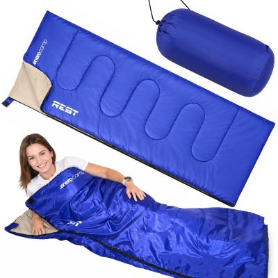 15. REST TOURIST SCHLAFSACK 170X70CM BLAU ENERO CAMP