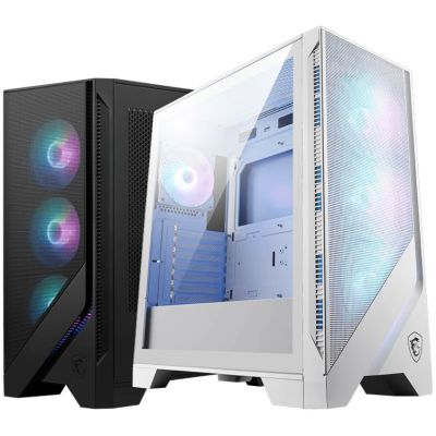 2. MSI MAG FORGE 320R WHITE AIRFLOW Gehäuse
