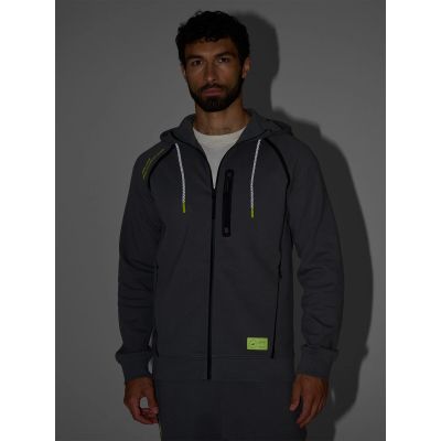 8. Herren-Kapuzenpullover mit Reißverschluss 4F 4FRAW25TSWSM2456-23S