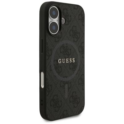 4. Guess 4G Ring Classic Logo MagSafe Hülle für iPhone 17 - Schwarz
