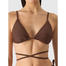 Damen Badeanzug Bikinioberteil 4F 4FWSS24UBKTF041-81S Braun
