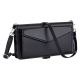 7. Samsung Galaxy A56 5G Leder-Wallet-Case mit Standfunktion und Tragegurten – Schwarz