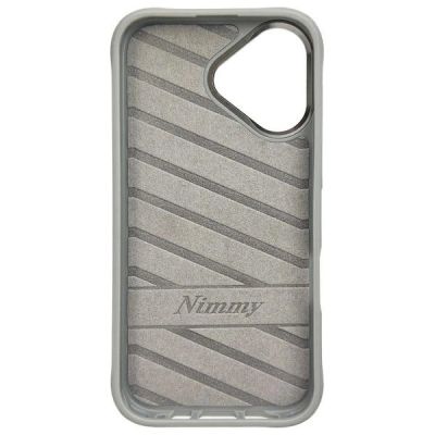6. Nimmy Cool&Cute 2.0 Bärenhülle für iPhone 16 - Grau