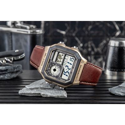 6. Herrenuhr CASIO AE-1200WHL-5AVEF + Box
