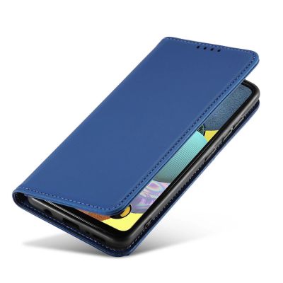 8. Magnetkartenetui für Samsung Galaxy A13 5G Tasche Brieftasche Kartenhalter blau