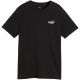 2. Puma Ess 2 Color Small No. 1 Logo Tee Schwarz 685779 71
