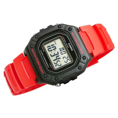 4. CASIO W-218H-4B Herrenuhr + Box