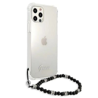 4. Guess GUHCP12LKPSBK iPhone 12 Pro Max 6,7" Transparente Hardcase Black Pearl