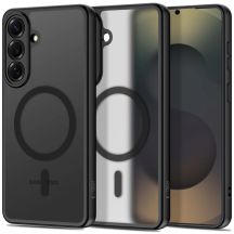 Tech-Protect BasicMag MagSafe Hülle für Samsung Galaxy S26 – Transparent Schwarz