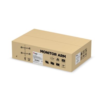 4. Tischmontage 17"-32"/4TFT 360° H.vert. 9Kg Schwarzlicht