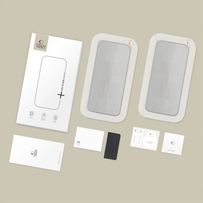 8. Tech-Protect Quick Set Spy+ Privacy Glass 2er-Pack für iPhone 14 Pro