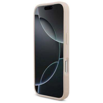 5. Guess Grained Big 4G & Classic Logo iPhone 17 Pro Hülle - Rosa
